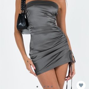 grey princess polly mini dress